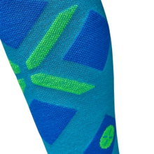 STOX Energy Socks Skisocke Skiing Merino (Kompression fördert Durchblutung) türkis/cobaltblau Herren - 1 Paar